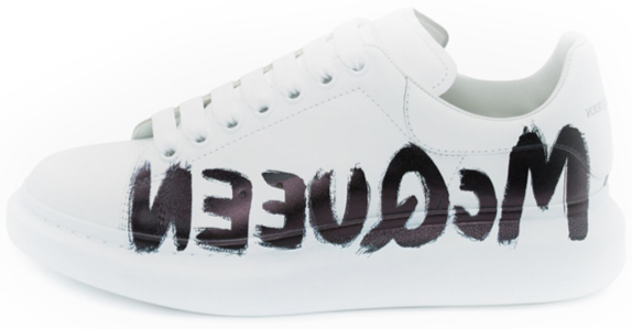 ALEXANDER MCQ. GRAFFITI WHITE